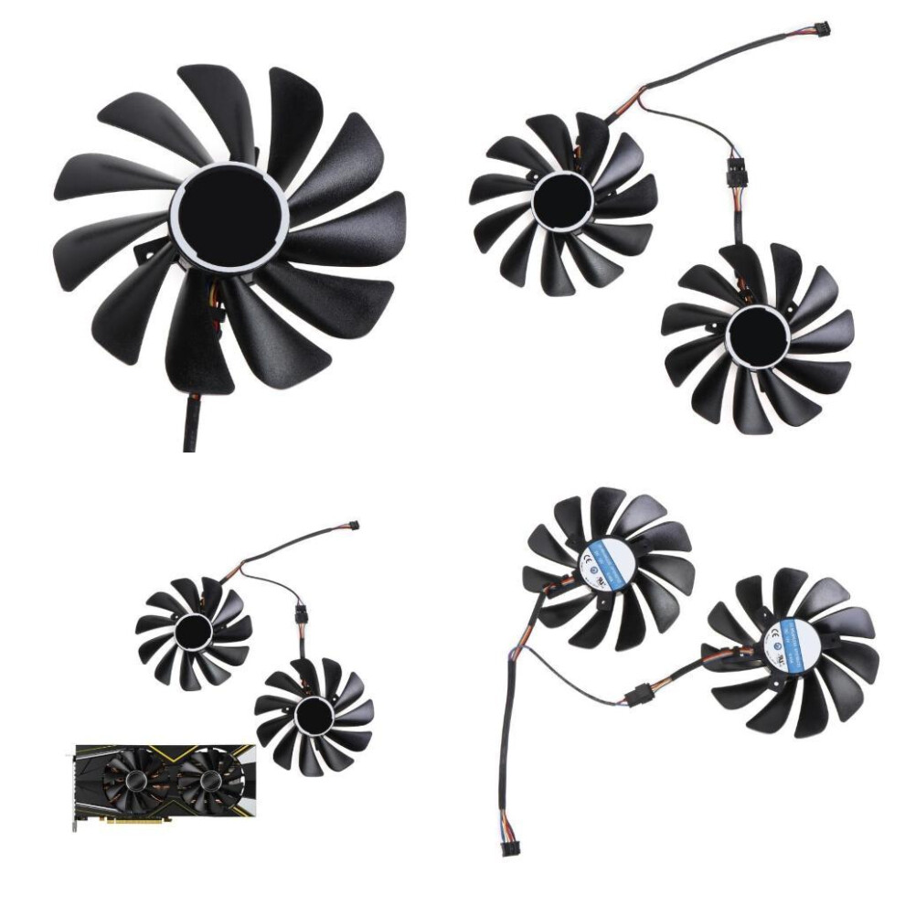 Fdc10u12s9-C 4Pin Vga Fan Graphics Card Cooling Fan For Radeon Rx 5700 Xt 6935161509366