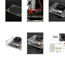 1 Stück klares Acryl für das Gehäuse mit Kühllüfter für Jetson für die Nano B01-Version