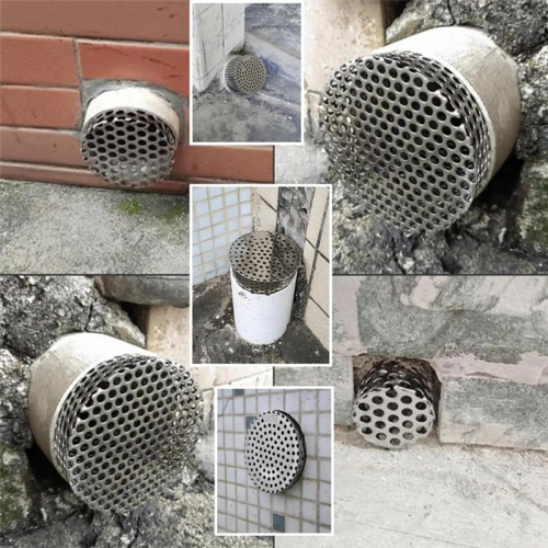 Προστασία φύλλων υδρορροών 90-110Mm από ανοξείδωτο χάλυβα, προστασία 1