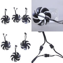3 Stück 80mm 4-Pin-Grafikkartenlüfter für RTX3060 effiziente Kühlung und verbessert den GPU-Service PLA09215S12H Modell