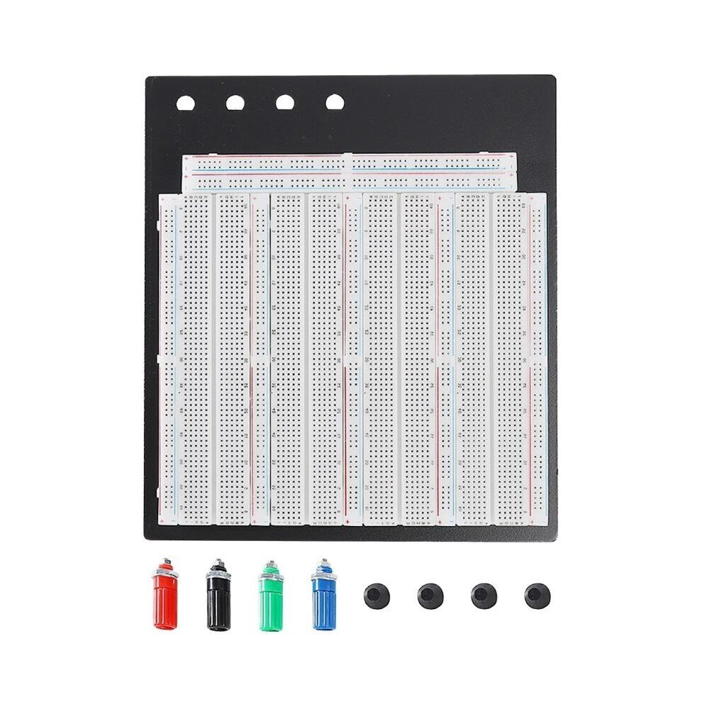 3220 Point Solderless Breadboard With Aluminum Base Plate For Electronics And Circuit Building 6935161508536