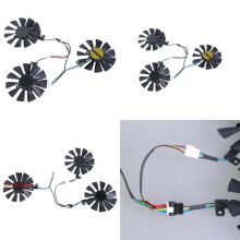 3Pcs FDC10U12S9-C FDC10H12S9-C 87mm Kühlerlüfter, einfache Installation, Wärmemanagement, Lüftermanagement für GTX1070