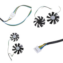 2 Teile 87mm 100mm 4-Pin Grafikkarten-Kühllüfter für ZOTAC 1060 1070 Ti MINI HA 1080 Ti MINI VGA-Kühler