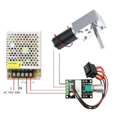 Für elektronisch kompatiblen 5840-31ZY Kupfer-Schneckenzahnrad-Reduziermotor 12V selbstsperrend 470 U/min