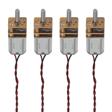 8PCS Mini N20 Getriebemotor DC 3V-6V langsames Vollmetallgetriebe Mikrotyp Motor für DIY-Roboterautos RC-Spielzeuge mit Anschluss