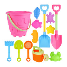 Châteaux de sable complets, 13 pièces, construction de-Rose