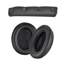 Atmungsaktive Ohrpolster Ohrpolster für Srhythm NC25 NC35 Headset Geräuschunterdrückende Ohrschützer-Ohrpolster Headset-Kopfbandkissen