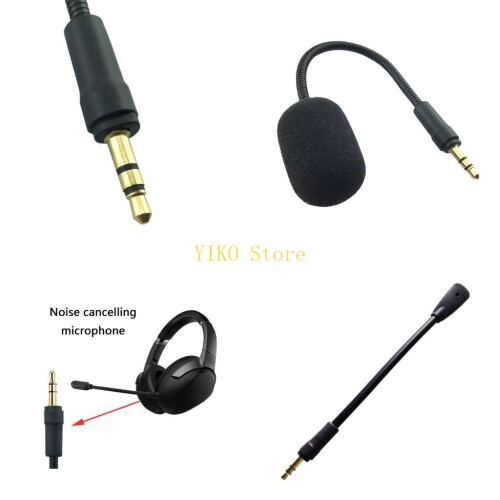 Microfoni in plastica metallica K32C per cuffie da gaming ROG Strix Go Microfoni 3,5mm Boom