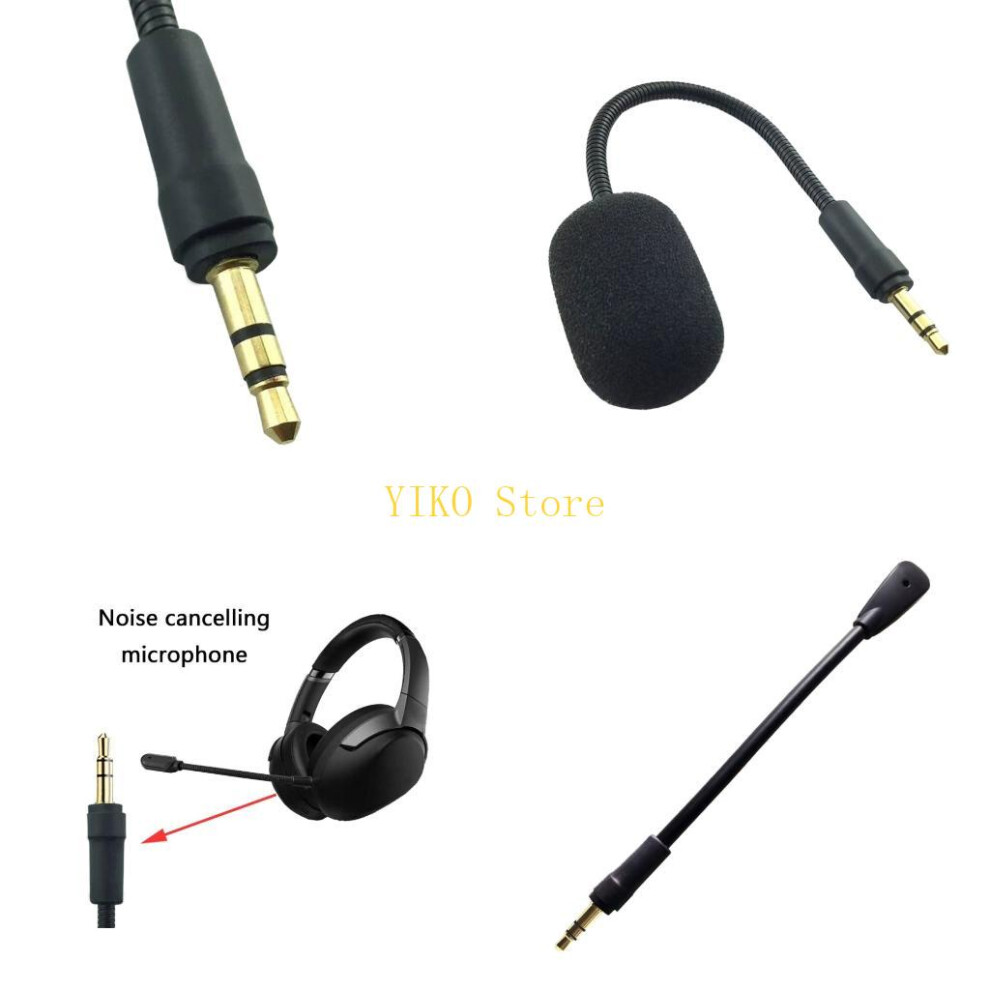 K32c Metal Plastic Mics For Rog Strix Go Gaming Headsets 3.5Mm Microphones Boom 6935161437829