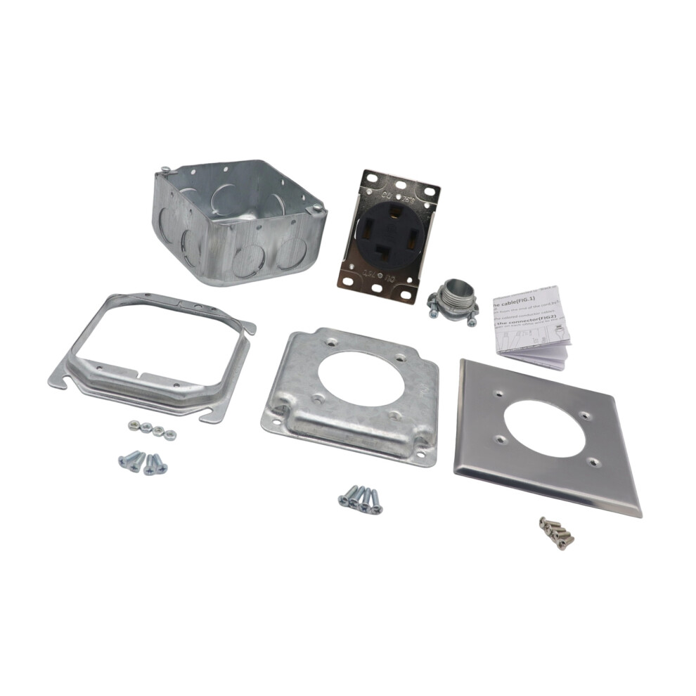 30A Nema 14 30R Electrical Outlet Box Installation Set With 7732000542978