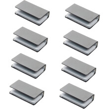 8Pieces Adjustable Magnetic Strikes Plates Glass-Iron push film