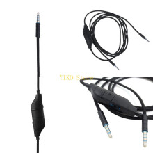 K32C 3,5mm Kopfhörerkabel mit Inline-Steuerung für G633 G933 Gaming-Headset-Kopfhörer