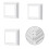 Waterproof Deck Post Sleeve Strong Column Wrap Base for-8PCS 4