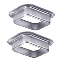 2 Pack Sturdy Aluminum Downspout Transition Outlet-60x80