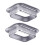 2 Pack Sturdy Aluminum Downspout Transition Outlet-60x80 1