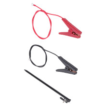 Weatherproof Electric Fence Charging Leads-Clip and floor nail