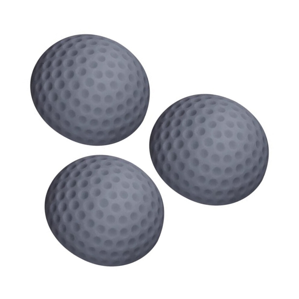Set Of 3 Elastic Door Bumper Childproof Wall Defense- Gray