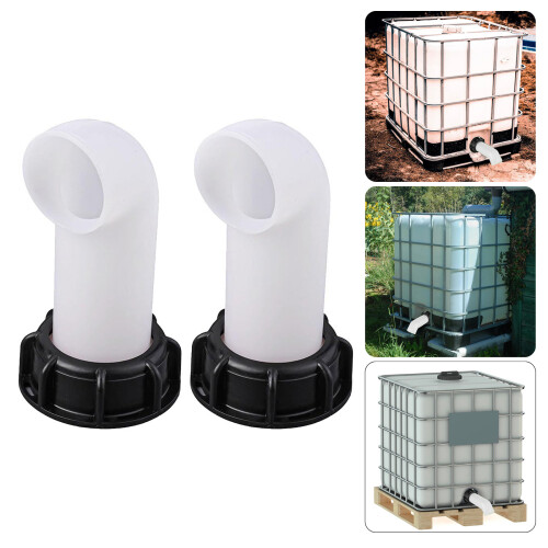 2 Stück IBC-Wassertank-Düsen-Wasserhahnkappen, Ventile, 1