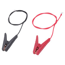 Sturdy Solar Charging Leads for Electric Fence-A pair of clips