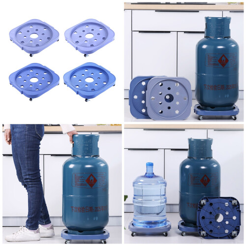Practical Propanes Cylinder Cart-Light blue Without brakes 1