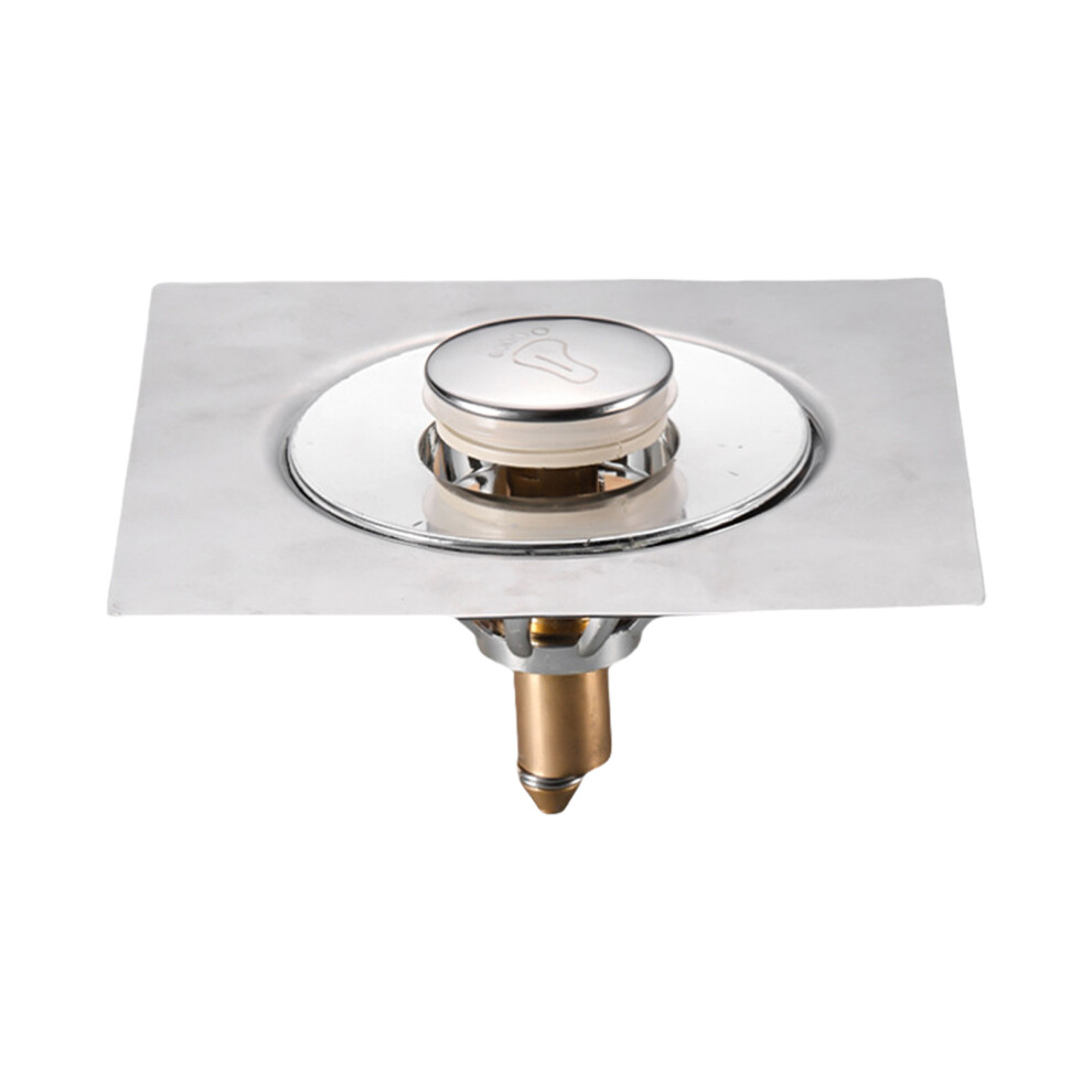 Bounce Type Foot Floor Drain Square Shower Drain Bathroom Shower 7732000544774