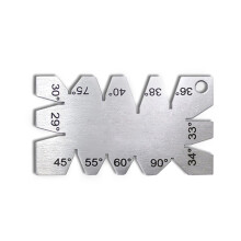 Angles Measurement Instrument Stainless Steel Angles Finder, Gage Template, Thread Gauge, Portable Educational Tool
