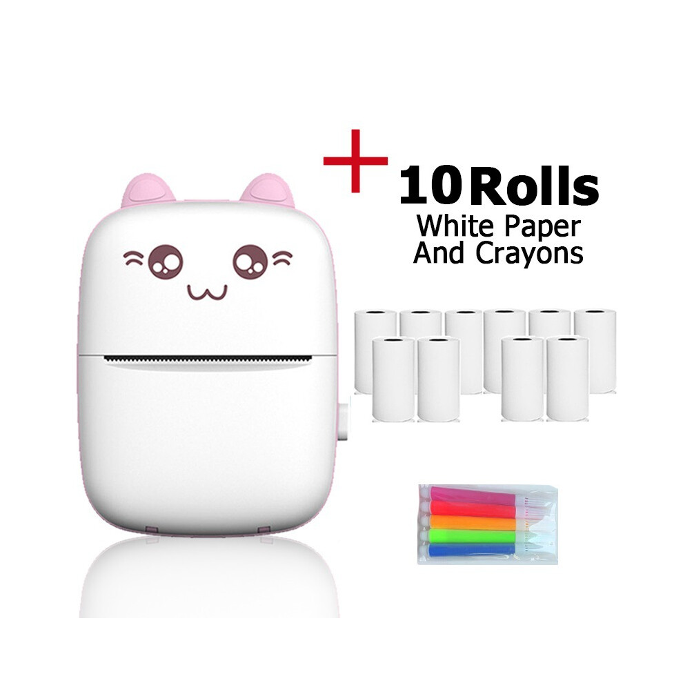 Inkless Printer For Instant Printing Needs, Thermal Printer With Portable Mini Design And Bluetooth Wireless Technology, Easy To Use Diy Printing 9468298536587