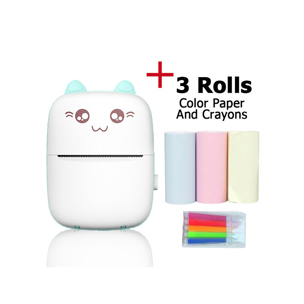 Inkless Printer For Instant Printing Needs, Thermal Printer With Portable Mini Design And Bluetooth Wireless Technology, Easy To Use Diy Printing Tool 9468298201942