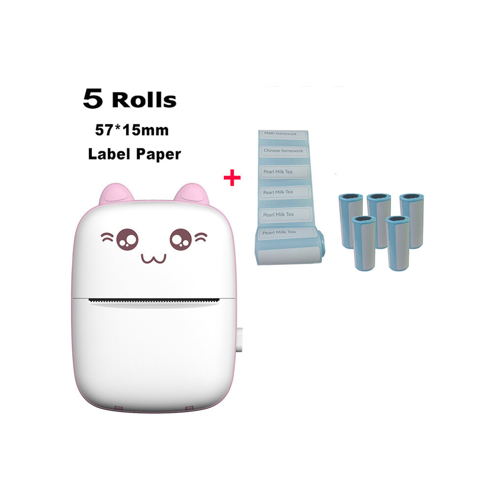 Inkless Printer For Instant Printing Needs, Thermal Printer With Portable Mini Design And Bluetooth Wireless Technology, Easy To Use Diy Printing Tool 9468298201966