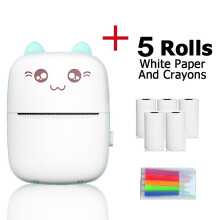 Imprimante portable sans fil Bluetooth, idéale pour imprimer partout et à tout moment. Mini imprimante thermique sans encre pour notes, cadeau