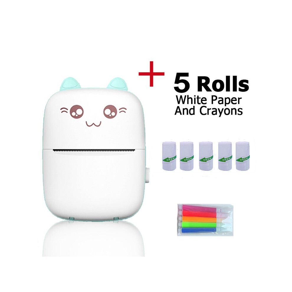 Inkless Printer For Instant Printing Needs, Thermal Printer With Portable Mini Design And Bluetooth Wireless Technology, Easy To Use Diy Printing 9468298536563