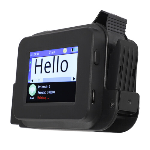 Handheld Inkjet Printer Barcode QR Code Printer Featuring Touchscreen Edit Directly And Adjustable Printing Height For Various Surfaces 1