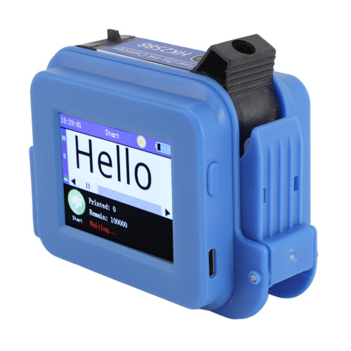 Handheld Inkjet Printer Barcode QR Code Printer Featuring Touchscreen Edit Directly And Adjustable Printing Height For Various Surfaces 2