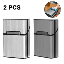 Fashion Elegance Metal Cigarette Case, Aluminum Material Ensures Durable & Portable Protection, Comprehensive Storage Solution