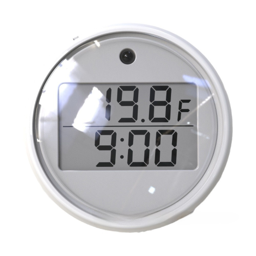 Floating Water Thermometer for Ice Bath, Ice Bath Thermometer with Timer Function, Digital Display Cold Plunge Thermometer with Easy to Read Screen, W
