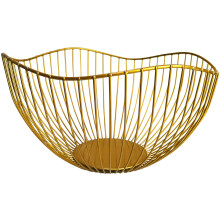 Collapsible Fruit Basket, Metal Wire Fruit Bowl With Non-Slip Pads For Kitchen And Home Decor, Oil-Rubbed Bronze Finish, Versatile Usage Including As
