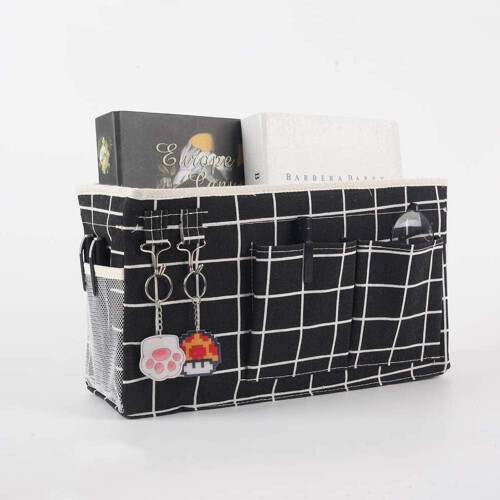 Canvas & Iron Crafted Hanging Storage, Your Multi-Scene Application Bedside Caddy 2