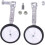 Bicycle Stabilizers 1 Pair Metal Support Kit Silver Compatible With Training Wheels 5
