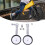Bicycle Stabilizers 1 Pair Metal Support Kit Silver Compatible With Training Wheels 2