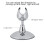 Durable Shower Head Support, Universal Compatibility Ensures Easy Replacement, Strong Adhesion Installation For Smooth Surfaces Without Drilling, 5