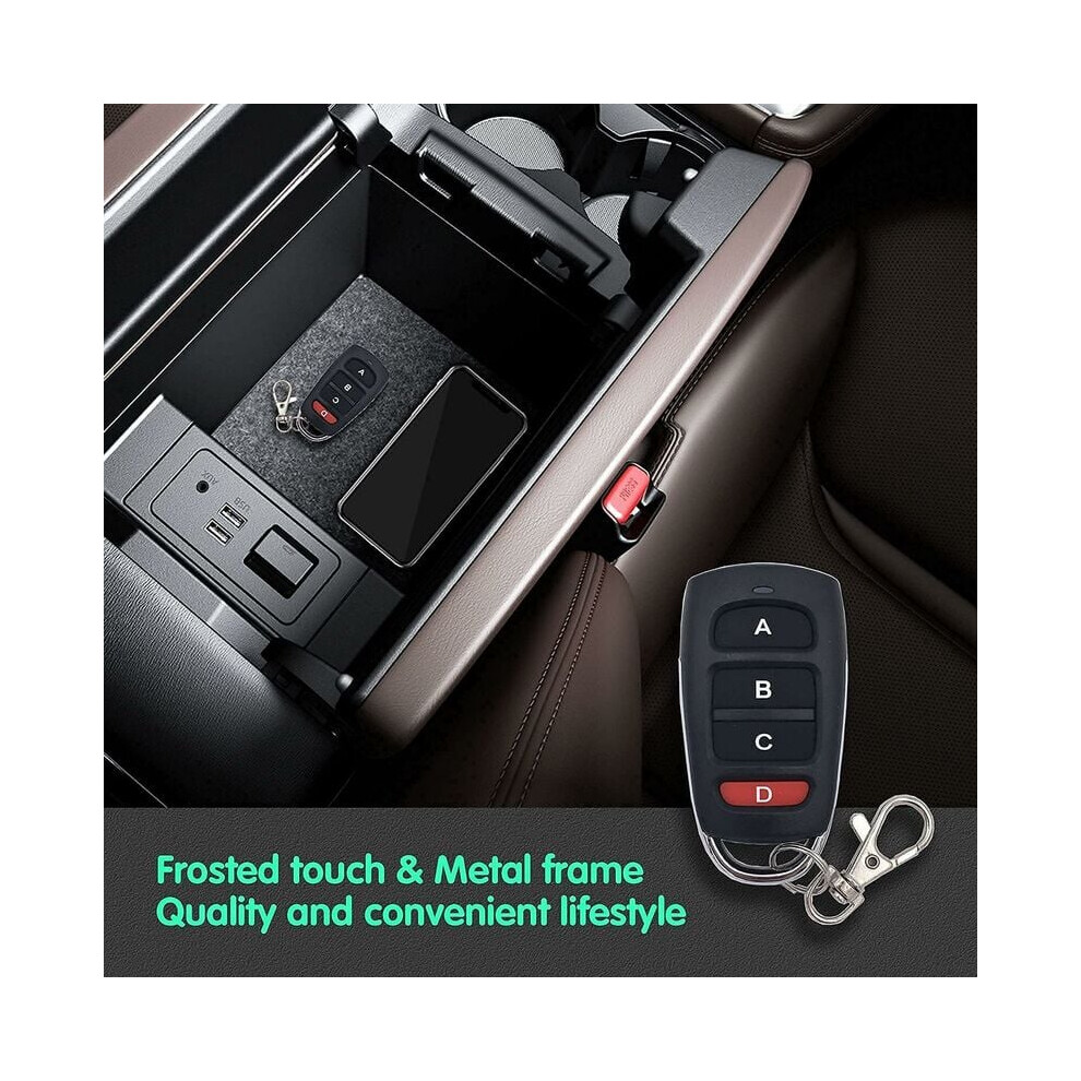 Cloning Remote Control, Universal Garage Door Opener 433Mhz Fixed Frequency, Suitable For Cloning Remotes For Garage Doors, Electric Doors, Shutter 9128293481557