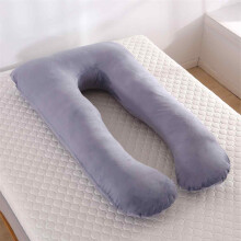 Comfort Haven, Graviditetsputer med ergonomisk design, Helkroppsstøtte for avslappende netter, U-formet gravidpute, Allsidig bruk, Ryggsmerter