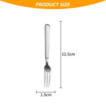 Garfos de jantar em aço inoxidável de qualidade alimentar com acabamento polido espelhado, design elegante, utensílios de uso comercial para