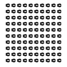 100 STÜCKE 8mm Tauben Identifikation Bein Ringe
