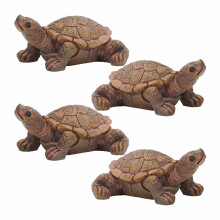 Un savoir-faire exceptionnel illustré par cette statue de tortue. Ces figurines miniatures en résine ajoutent une touche réaliste à votre