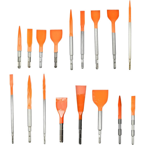 Hammer Chisels Bits Pneumatic Hammer Chisel Set For Floor Scraper Tile Thinset Removal Adhesive Scaling Spring 2