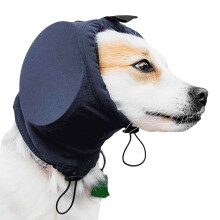 Dog Ear Muffs Noise Protection for Pets, Soft Winter Hoodie for Thunderstorms, Rain, and Concerts, Adjustable Size