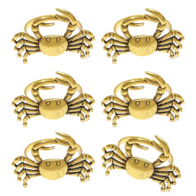 Elegant Crablet Pattern Napkins Holders Metal-Ancient Gold