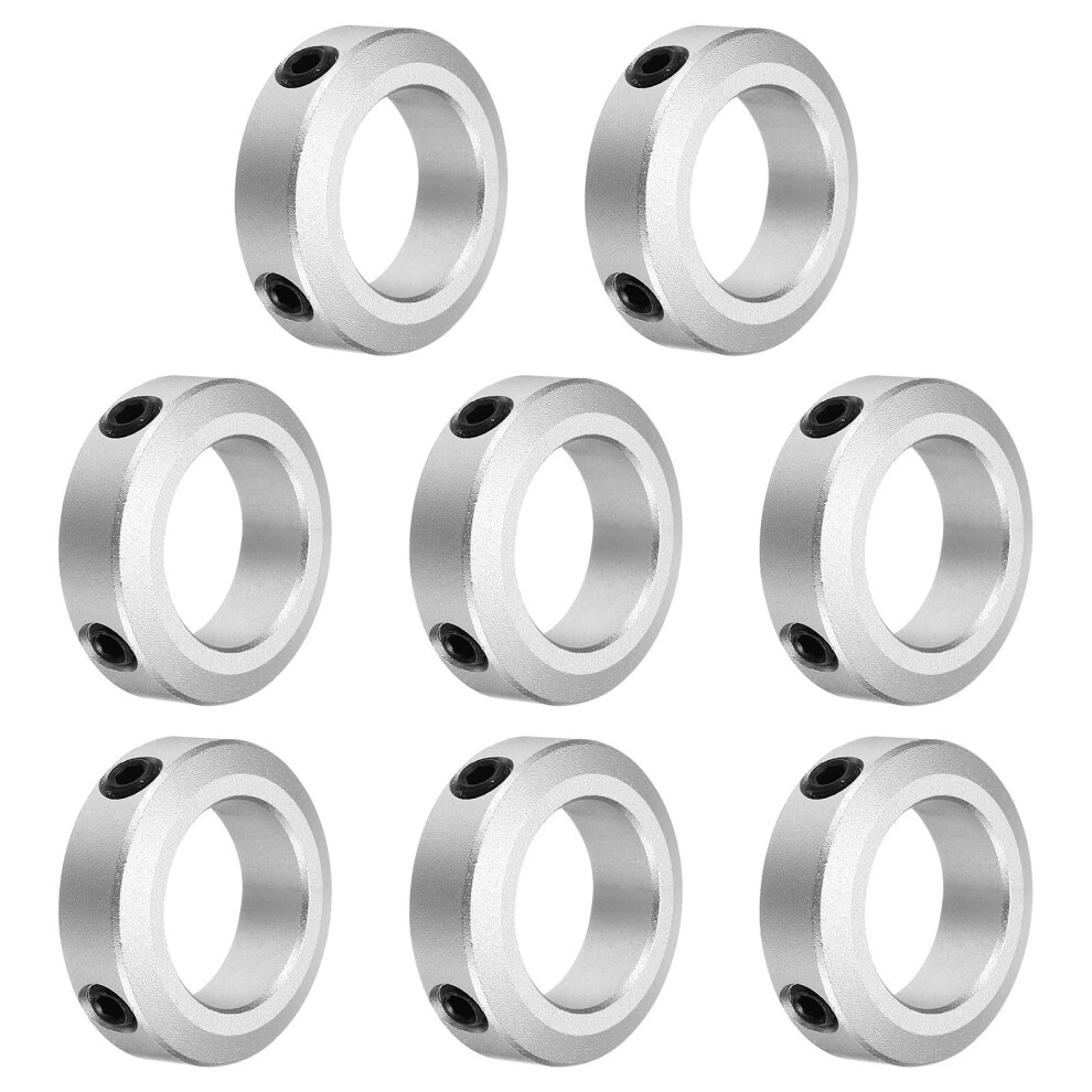 8Pcs 22Mm Aluminum Shaft Collars 35Mm Od Adjustable Set Screw For Precision Alignment And Rod Guides 9189345180781