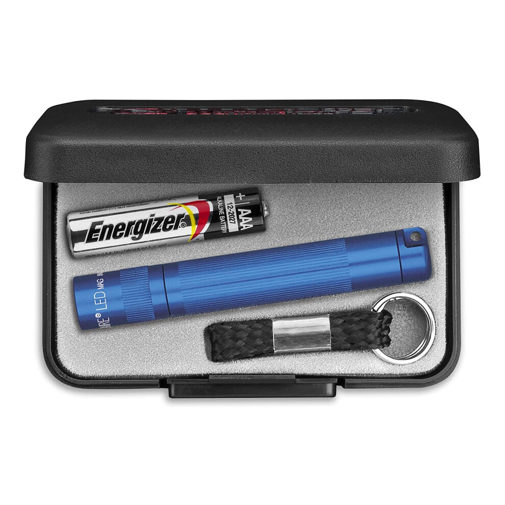 (Blue) Maglite Solitaire Led - 37 Lumens - 55m Beam - Gift Boxed